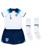 England Harry Maguire #6 Heimtrikotsatz für Kinder WM 2022 Kurzarm (+ Kurze Hosen)